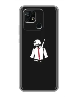 Чохол для Xiaomi Redmi 10C з картинкою «PUBG — силует воїна» Чохол для Xiaomi Redmi 10C з картинкою «PUBG — силует воїна»