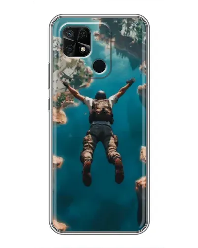 Чохол для Xiaomi Redmi 10C з картинкою «PUBG — вільне падіння»