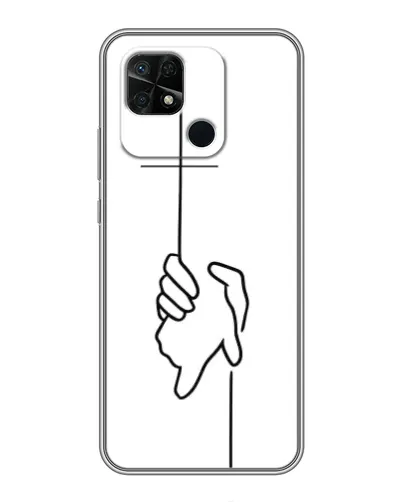 Чохол для Xiaomi Redmi 10C з картинкою «Рука тримає»