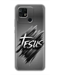 Чохол для Xiaomi Redmi 10C з картинкою «Напис Jesus Graffiti»