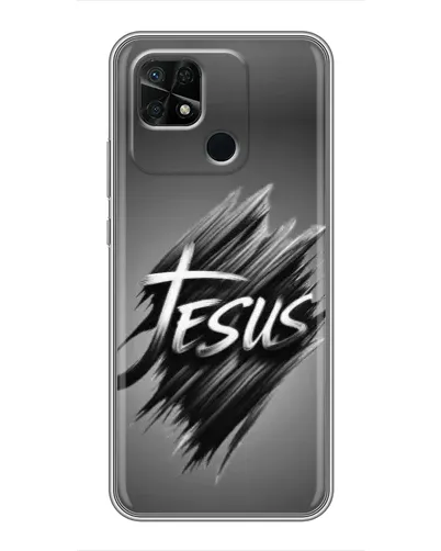 Чохол для Xiaomi Redmi 10C з картинкою «Напис Jesus Graffiti»