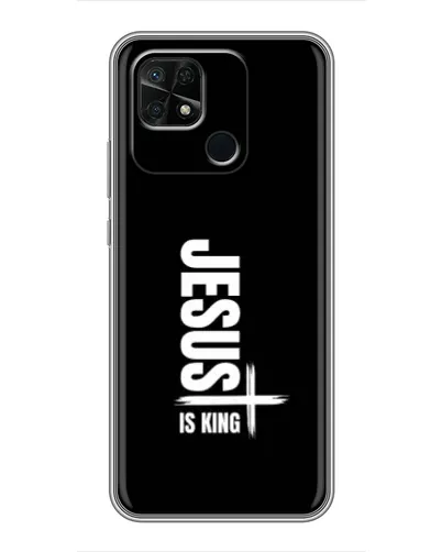 Чохол для Xiaomi Redmi 10C з картинкою «Вертикаль віри Jesus»