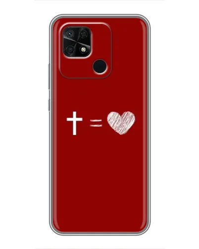 Чехол для Xiaomi Redmi 10C с картинкой «Уравнение любви» Чехол для Xiaomi Redmi 10C с картинкой «Уравнение любви»