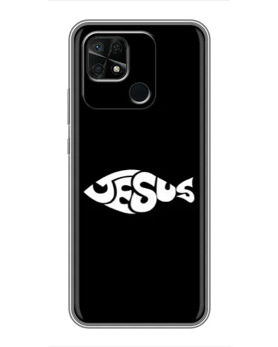 Чехол для Xiaomi Redmi 10C с картинкой «Рыба Jesus» Чехол для Xiaomi Redmi 10C с картинкой «Рыба Jesus»