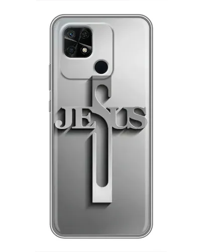 Чехол для Xiaomi Redmi 10C с картинкой «Металлический крест Jesus» Чехол для Xiaomi Redmi 10C с картинкой «Металлический крест Jesus»