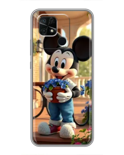 Чохол для Xiaomi Redmi 10C з картинкою «Міккі садівник» Чохол для Xiaomi Redmi 10C з картинкою «Міккі садівник»