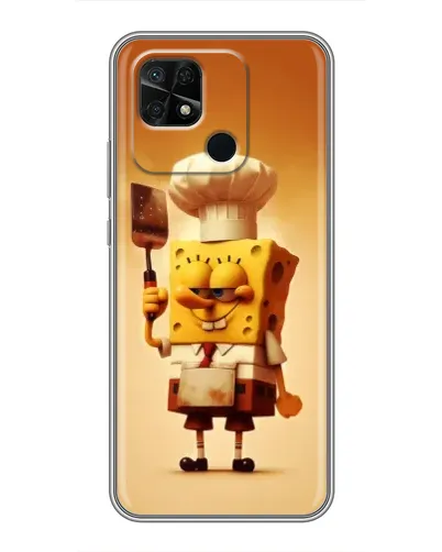 Чехол для Xiaomi Redmi 10C с картинкой «Губка Боб повар» Чехол для Xiaomi Redmi 10C с картинкой «Губка Боб повар»