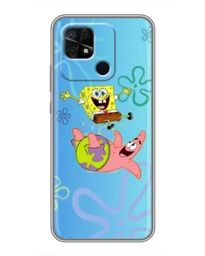 Чехол для Xiaomi Redmi 10C с картинкой «Спанч Боб и Патрик» Чехол для Xiaomi Redmi 10C с картинкой «Спанч Боб и Патрик»