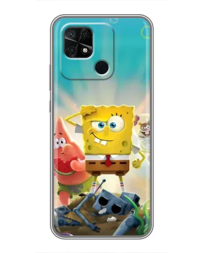 Чехол для Xiaomi Redmi 10C с картинкой «Спанч Боб победитель» Чехол для Xiaomi Redmi 10C с картинкой «Спанч Боб победитель»