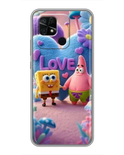Чехол для Xiaomi Redmi 10C с картинкой «Губка Боб Патрик» Чехол для Xiaomi Redmi 10C с картинкой «Губка Боб Патрик»
