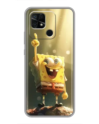 Чехол для Xiaomi Redmi 10C с картинкой «Сияющий Спанч Боб» Чехол для Xiaomi Redmi 10C с картинкой «Сияющий Спанч Боб»