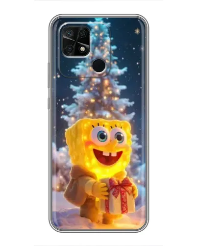 Чехол для Xiaomi Redmi 10C с картинкой «Рождественский Спанч Боб» Чехол для Xiaomi Redmi 10C с картинкой «Рождественский Спанч Боб»