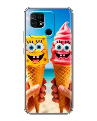 Чехол для Xiaomi Redmi 10C с картинкой «Спанч Боб мороженое» Чехол для Xiaomi Redmi 10C с картинкой «Спанч Боб мороженое»