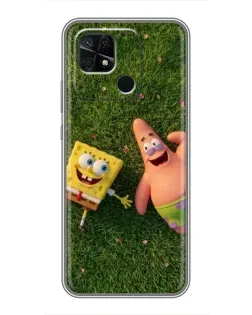 Чехол для Xiaomi Redmi 10C с картинкой «Друзья на лужайке» Чехол для Xiaomi Redmi 10C с картинкой «Друзья на лужайке»