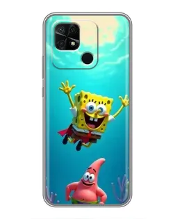 Чехол для Xiaomi Redmi 10C с картинкой «Спанч Боб под водой» Чехол для Xiaomi Redmi 10C с картинкой «Спанч Боб под водой»