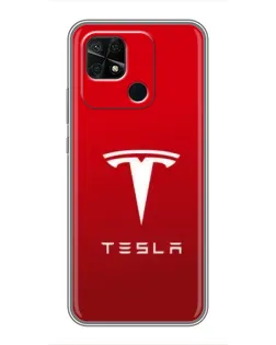 Чохол для Xiaomi Redmi 10C з картинкою «Tesla Red Classic»