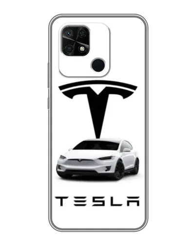 Чохол для Xiaomi Redmi 10C з картинкою «Tesla White Style» Чохол для Xiaomi Redmi 10C з картинкою «Tesla White Style»