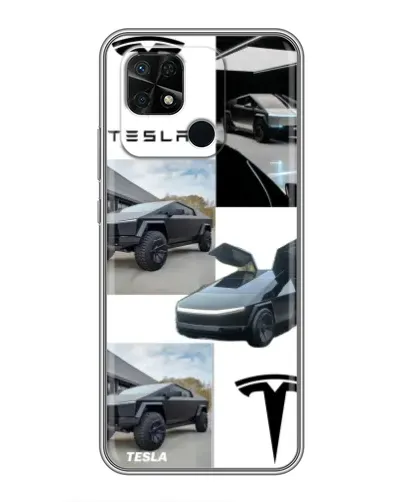 Чохол для Xiaomi Redmi 10C з картинкою «Колаж Cybertruck Tesla» Чохол для Xiaomi Redmi 10C з картинкою «Колаж Cybertruck Tesla»