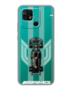 Чехол для Xiaomi Redmi 10C с картинкой «Mercedes AMG Petronas»