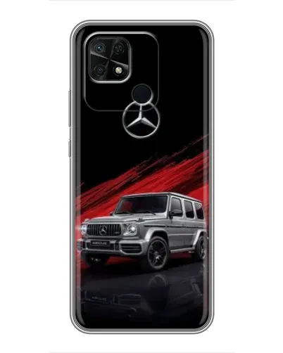 Чехол для Xiaomi Redmi 10C с картинкой «Mercedes G-Class красный»
