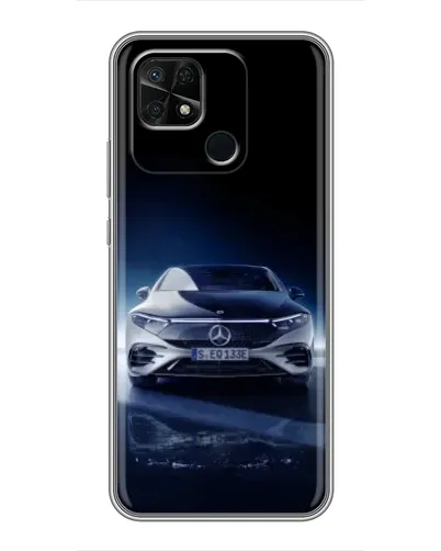 Чехол для Xiaomi Redmi 10C с картинкой «Ночной Mercedes EQ»