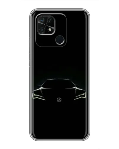 Чехол для Xiaomi Redmi 10C с картинкой «Mercedes — силуэт авто» Чехол для Xiaomi Redmi 10C с картинкой «Mercedes — силуэт авто»