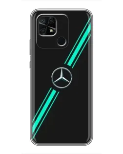Чехол для Xiaomi Redmi 10C с картинкой «Спортивные линии Mercedes» Чехол для Xiaomi Redmi 10C с картинкой «Спортивные линии Mercedes»