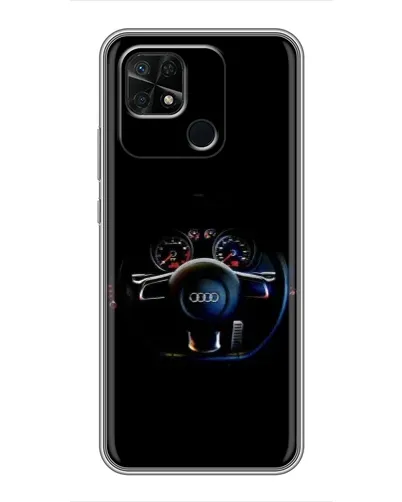 Чохол для Xiaomi Redmi 10C з картинкою «Салон Audi — кермо» Чохол для Xiaomi Redmi 10C з картинкою «Салон Audi — кермо»