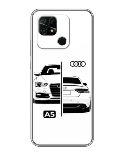 Чохол для Xiaomi Redmi 10C з картинкою «Audi — контрастний дизайн» Чохол для Xiaomi Redmi 10C з картинкою «Audi — контрастний дизайн»