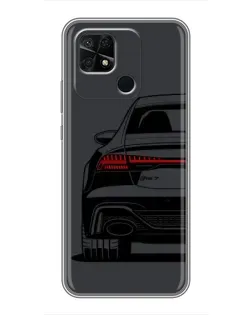 Чохол для Xiaomi Redmi 10C з картинкою «Задня частина Audi — арт»