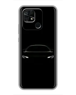 Чохол для Xiaomi Redmi 10C з картинкою «Погляд Audi у темряві»