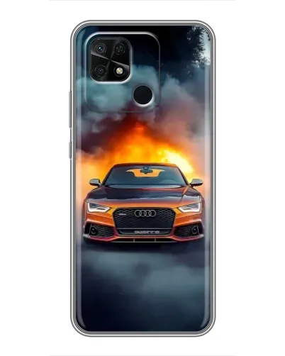 Чохол для Xiaomi Redmi 10C з картинкою «Audi у вогняному диму» Чохол для Xiaomi Redmi 10C з картинкою «Audi у вогняному диму»