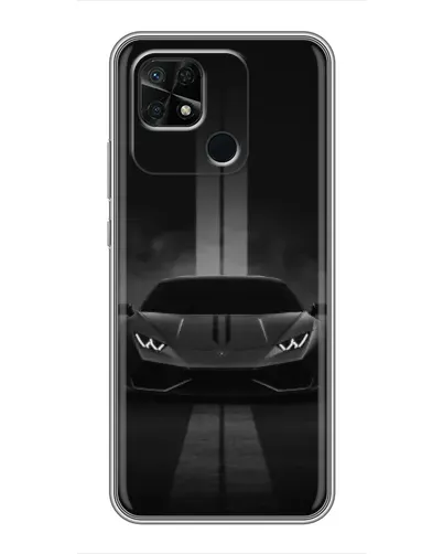 Чохол для Xiaomi Redmi 10C з картинкою «Lamborghini симетрія доріг»