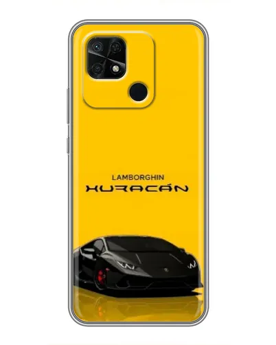 Чохол для Xiaomi Redmi 10C з картинкою «Lamborghini Huracan чорний»