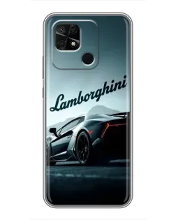 Чохол для Xiaomi Redmi 10C з картинкою «Класичний Lamborghini надпис»