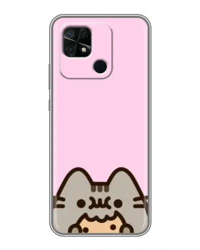 Чохол для Xiaomi Redmi 10C з картинкою «Pusheen та печиво» Чохол для Xiaomi Redmi 10C з картинкою «Pusheen та печиво»