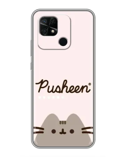 Чохол для Xiaomi Redmi 10C з картинкою «Pusheen логотип» Чохол для Xiaomi Redmi 10C з картинкою «Pusheen логотип»