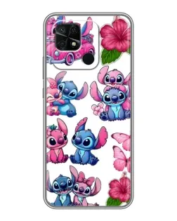 Чохол для Xiaomi Redmi 10C з картинкою «Стікери Stitch та Angel» Чохол для Xiaomi Redmi 10C з картинкою «Стікери Stitch та Angel»