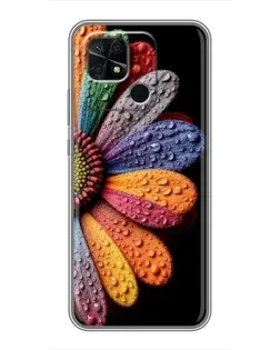 Чохол для Xiaomi Redmi 10C з картинкою «Райдужна квітка» Чохол для Xiaomi Redmi 10C з картинкою «Райдужна квітка»