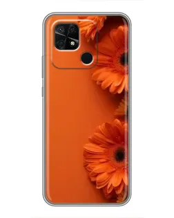 Чохол для Xiaomi Redmi 10C з картинкою «Помаранчеві гербери» Чохол для Xiaomi Redmi 10C з картинкою «Помаранчеві гербери»