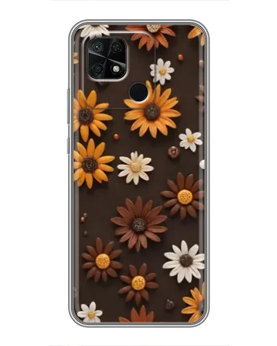 Чохол для Xiaomi Redmi 10C з картинкою «Візерунок з маленьких соняшників» Чохол для Xiaomi Redmi 10C з картинкою «Візерунок з маленьких соняшників»