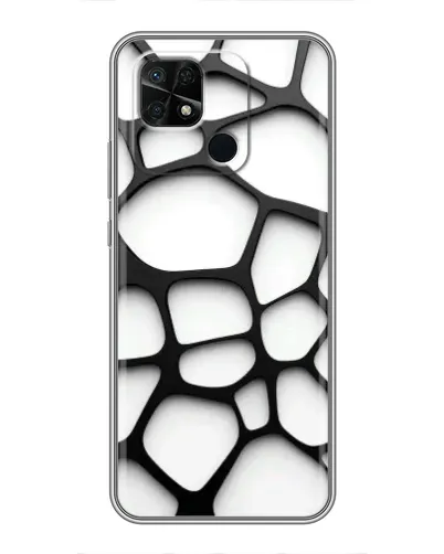 Чохол для Xiaomi Redmi 10C з картинкою «Біла об'ємна сітка» Чохол для Xiaomi Redmi 10C з картинкою «Біла об'ємна сітка»