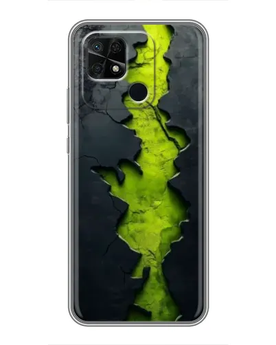 Чохол для Xiaomi Redmi 10C з картинкою «Салатовий розлом скелі» Чохол для Xiaomi Redmi 10C з картинкою «Салатовий розлом скелі»
