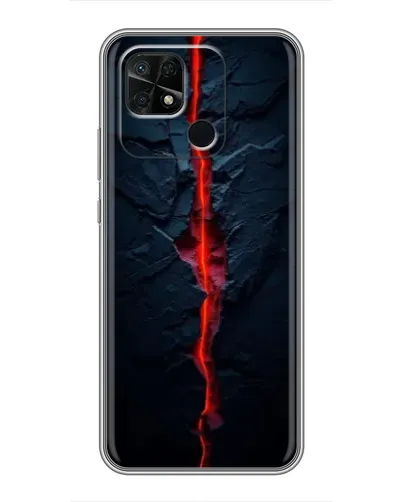Чохол для Xiaomi Redmi 10C з картинкою «Червона лавова тріщина» Чохол для Xiaomi Redmi 10C з картинкою «Червона лавова тріщина»