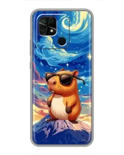 Чохол для Xiaomi Redmi 10C з картинкою «Капібара Ван Гога»