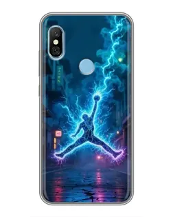 Чехол для Xiaomi Redmi 6 pro с картинкой «Jordan Gold Jumpman»