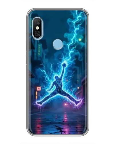 Чехол для Xiaomi Redmi 6 pro с картинкой «Jordan Gold Jumpman»