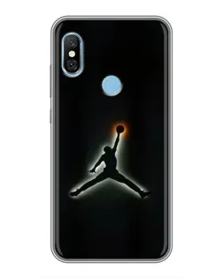 Чехол для Xiaomi Redmi 6 pro с картинкой «Jordan Gradient Logo»