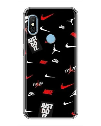 Чехол для Xiaomi Redmi 6 pro с картинкой «Nike Mix Pattern»