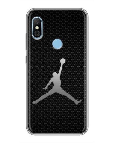 Чехол для Xiaomi Redmi 6 pro с картинкой «Jordan Dark Carbon»